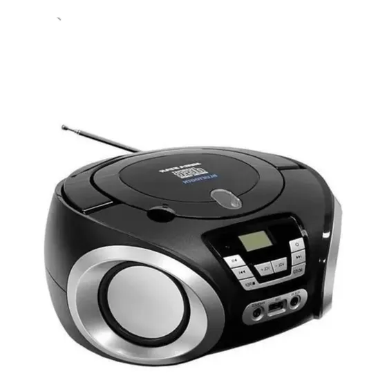 Rádio Micro System Portátil Mega Star Toca Cd Bluetooth 