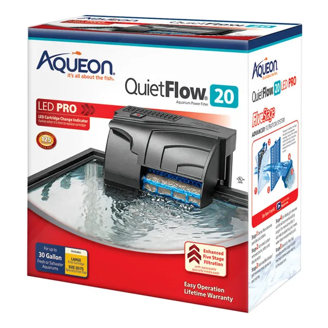 Aqueon Filtro Cascada 20  Acuarios De Hasta 30 Gal