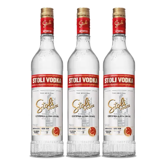 Vodka Stolichnaya X 3 Unidades