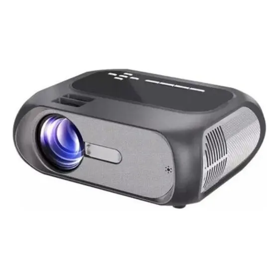 Projetor New-t7 Full Hd 4k Espelhamento 140 Pol Wifi Cor Cinza-escuro 127/220V