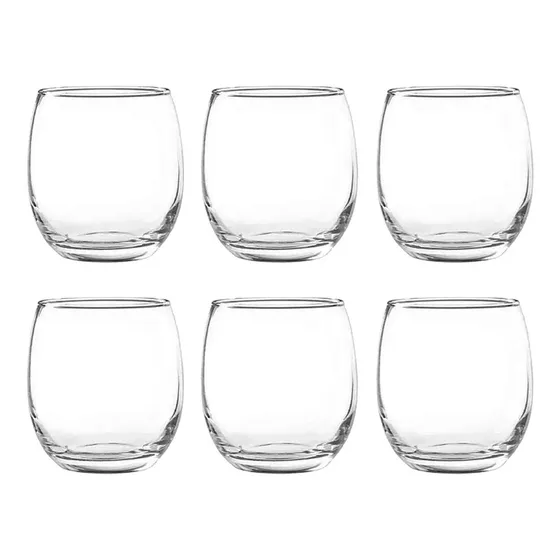 Copón Vaso De Vidrio 75x103mm Pack X 6.