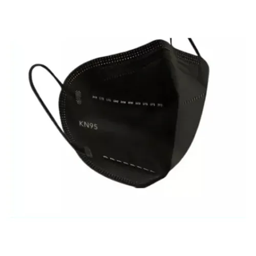 Barbijo Kn95 Negro Tapaboca Importado X 20 Unidades