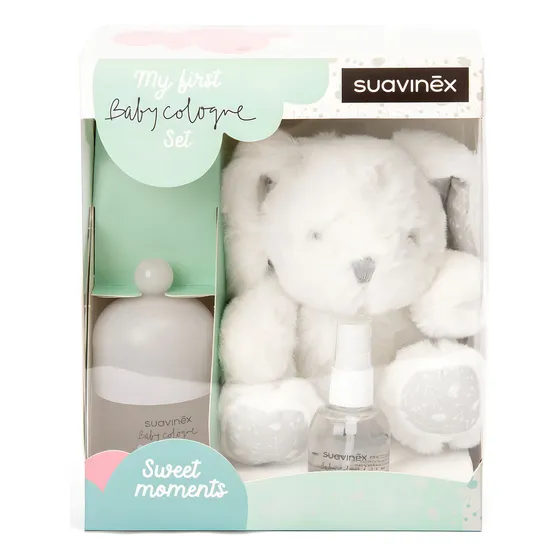 Set Baby Cologne 100ml + 50ml + Peluche Suavinex
