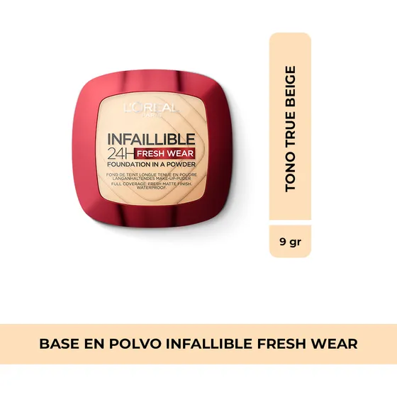 Base Polvo Infallible True Beige 130 L'Oreal Paris 9gr