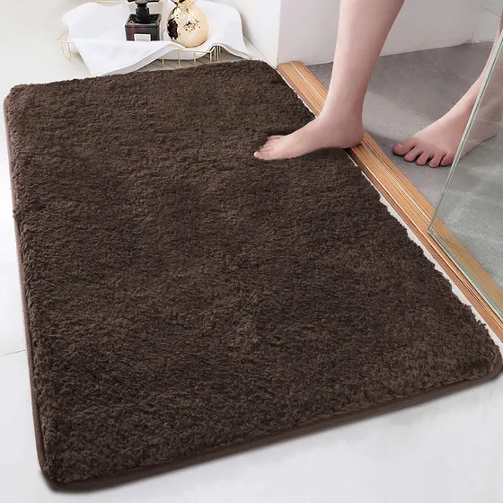 Alfombra Baño Acogedor Homeer 32x20  Absorbente Agua Peluda