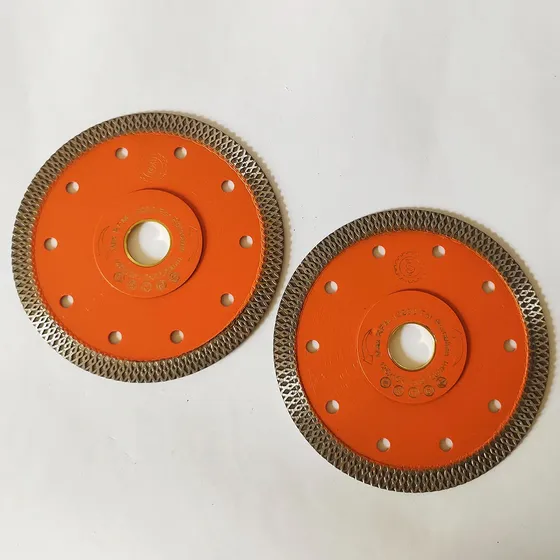 Disco De Corte Porcelanato Ultrafino 5 Pulgadas Naranja