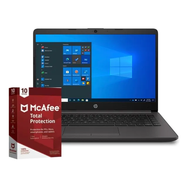 Laptop Hp 240 G7 151d3lt + Antivirus Mcafee Original 