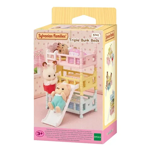 Set De Baño Sylvanian Families – Familia Conejo Chocolate, Accesorios De Baño, Figuras Coleccionables De 6-10 Cm