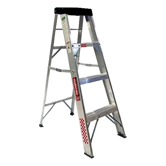 Escalera De Tijera Aluminio 3 Escalones Profesional 706786