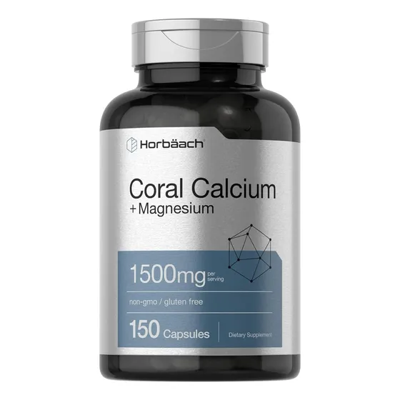 Suplemento Cápsulas De Calcio 1500 Mg 150 Unidades Horbaach