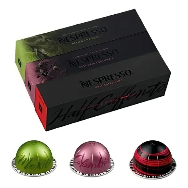 30 Cápsulas Nespresso Vertuo Mexico/colombia/half Caffeinato