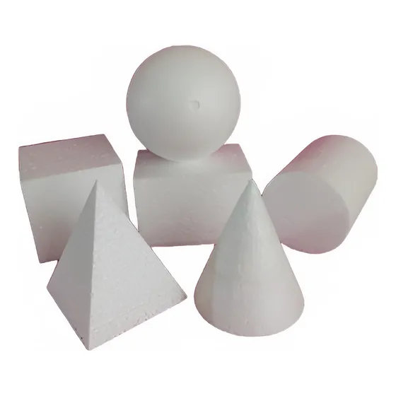 Kit Cuerpos Geometricos De Telgopor Grande