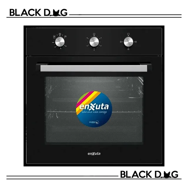 Horno empotrable a gas Enxuta HEENXG5500NG 70L negro 220V