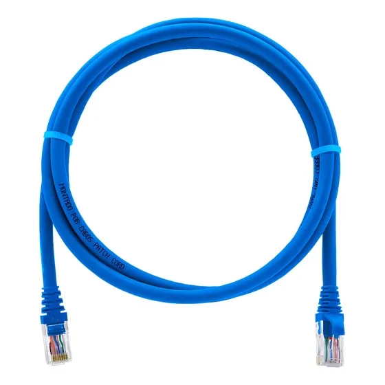 Cabo De Rede Cat6 Furukawa Sohoplus Azul 1,5m Flexivel Nao H