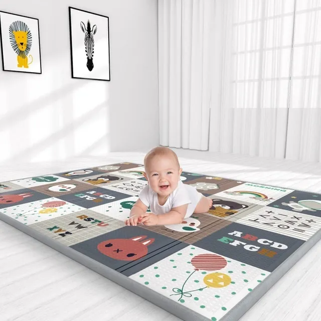 Play Mat, Tapete De Juego Plegable Y Reversible Para Bebés