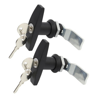 Cerraduras Con Manija En Forma De T Cerradura 2 Uds Negro Cerraduras Con Manija En Forma De T Cerradura 2 Uds Negro
