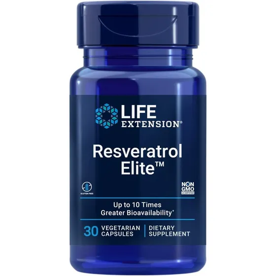 Life Extension Resveratrol Elite 30 Vegetarian Capsules