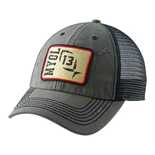 13  Guy Buffalo Logotipo Rojo Patch Snapback Gorra Pesca