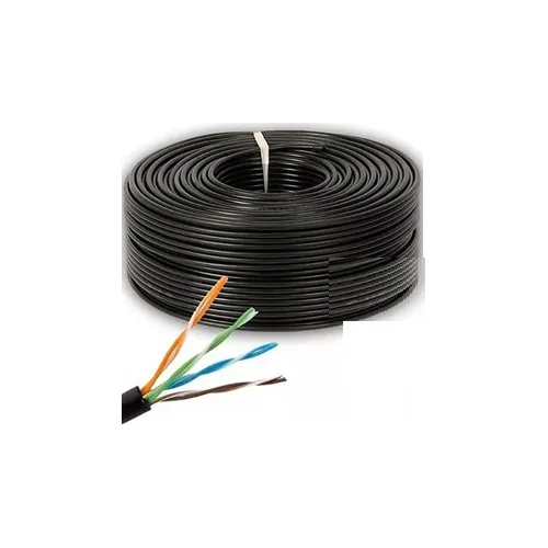 Rollo 20 Mts De Cable De Red Utp Cat6 100% Cobre Exterior