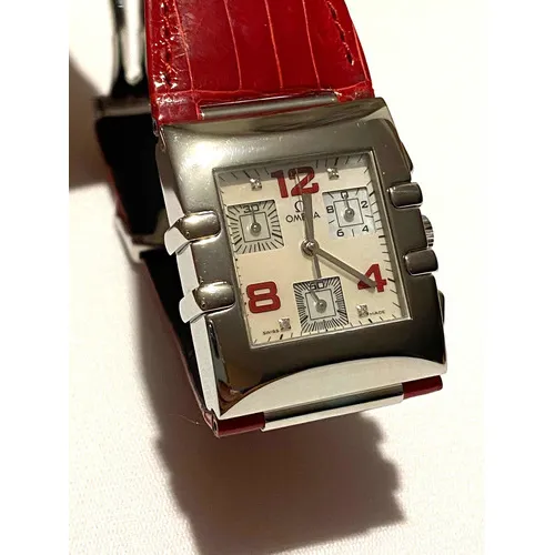 Reloj Omega Constellation Cuadra Para Dama Cronógrafo Cua
