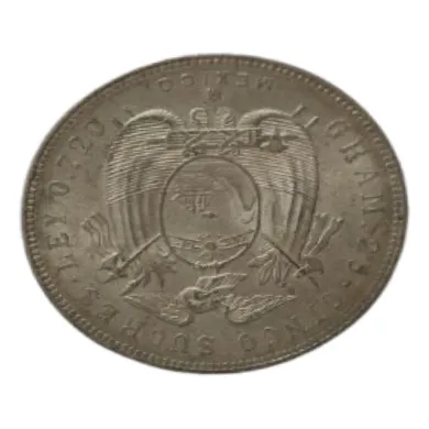 Moneda De Plata 5 Sucres