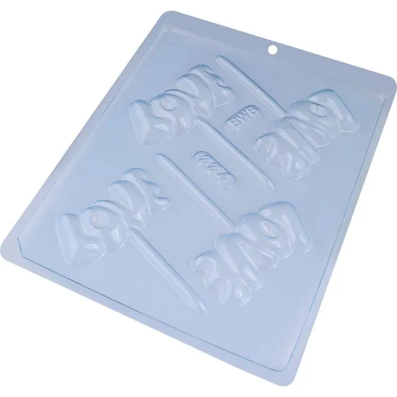 6 Moldes Simples Para Chocolate Bwb Cod 334 Chupeta Love