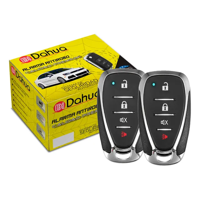 Alarma Automotriz Universal Con 2 Llaves Y Mando A Distancia Compatible Con Todo Auto Carro Dal026