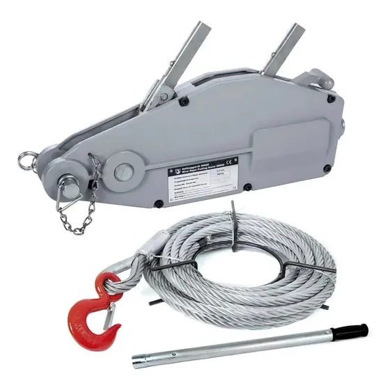 Malacate Arrastre Aluminio Reforzado 800kg Con Cable 20m