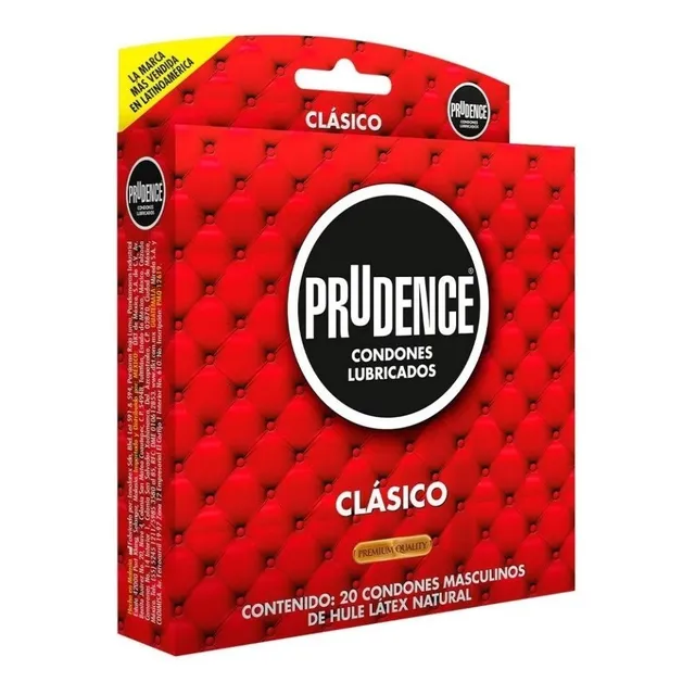 Prudence Clásico C/20 Condones De Látex ( Preservativos )