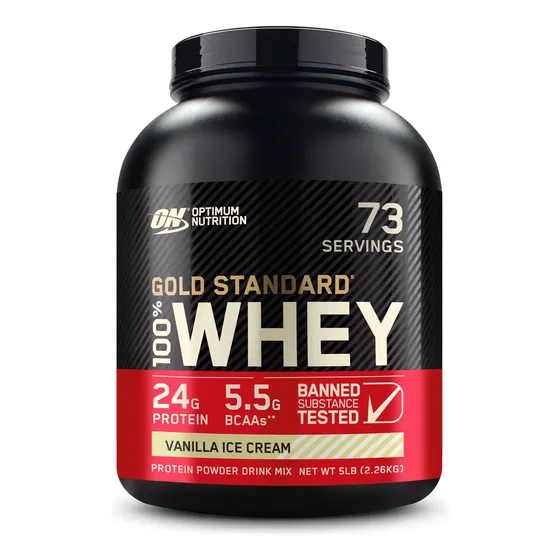 Helado De Vainilla Con Suero Optimum Nutrition Gold Standard