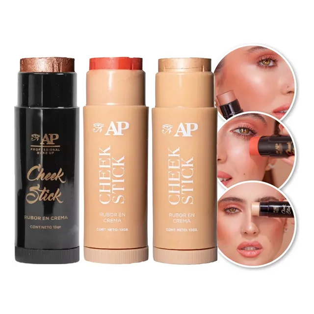 Rubor Contorno En Barra Cremoso Bronzer Iluminador Andrea