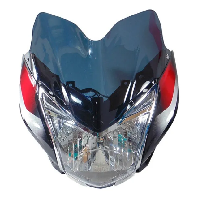 Farola Y Carenaje Discover 125/150 St Negro Sticker Rojo