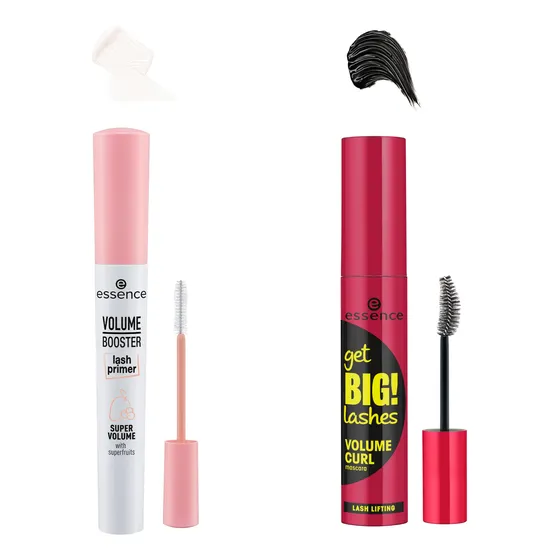 Kit Primer Volume Booster + Get Big! Lashes Curl Essence