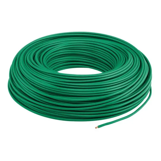 Cable Iusa cal 100m thw cobre 100% color verde thw-ls thhw-ls