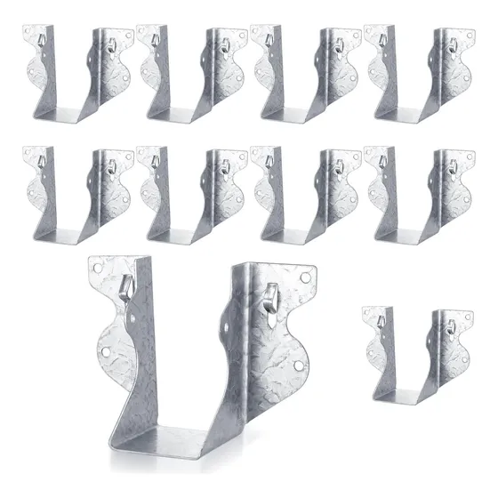 Perchas Para Vigas De Montaje Frontal Galvanizadas De Calibr
