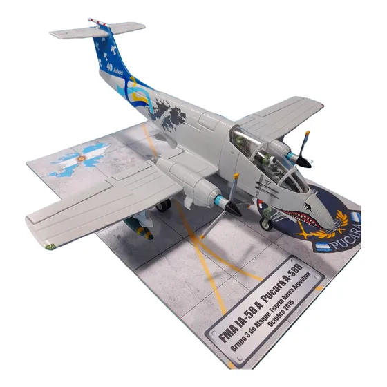 Maqueta Avión Pucara Tiburón Escala 1/48 Argentino Malvinas