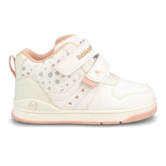 Botín Niña Bubblegummers Cody Blanco- Rosado