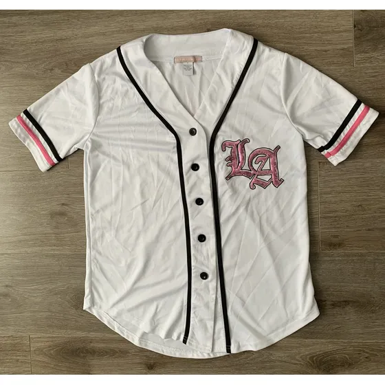 Camiseta Beisbolera Oversize, Talla S.