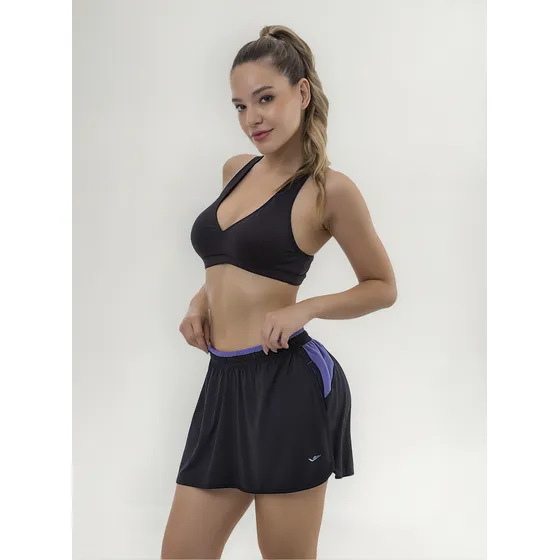 Short Pollera Poliamida Niña Gimnasia Aero Elite