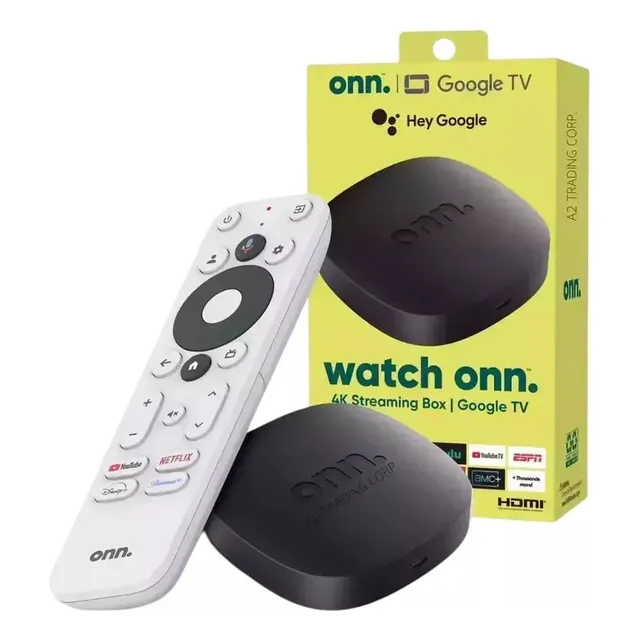 Chromecast Tv Box Watch Onn 4k  Todo Desbloqueado Mg