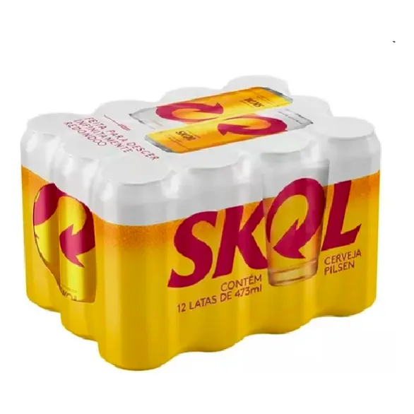Cerveza Skol En Lata Pack X12 473 Ml