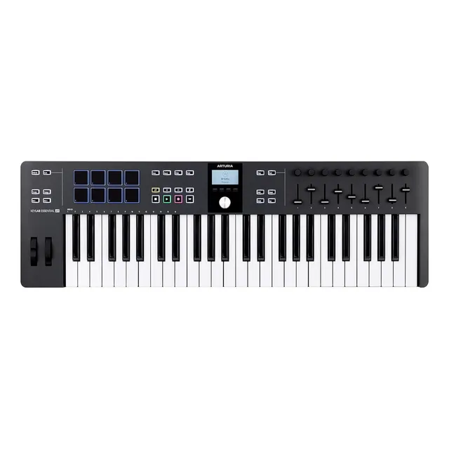 Controlador Midi Arturia Keylab Essential 49 Mk3 Black Edition