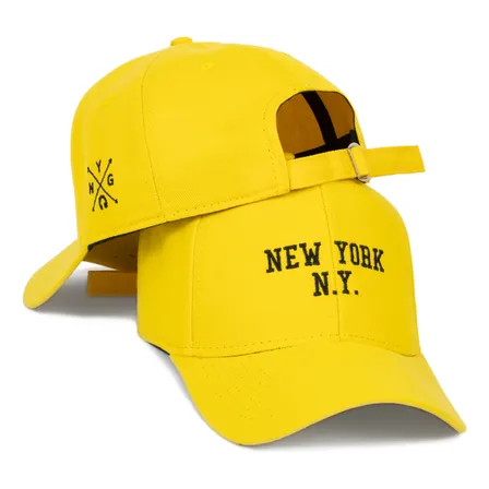 Boné Americano Ny Streetwear Aba Curva Fitão Ajustável