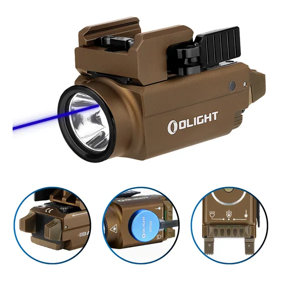 Lanterna Tática Led Olight Baldr S Bl 800 Lúmens 130 Metros