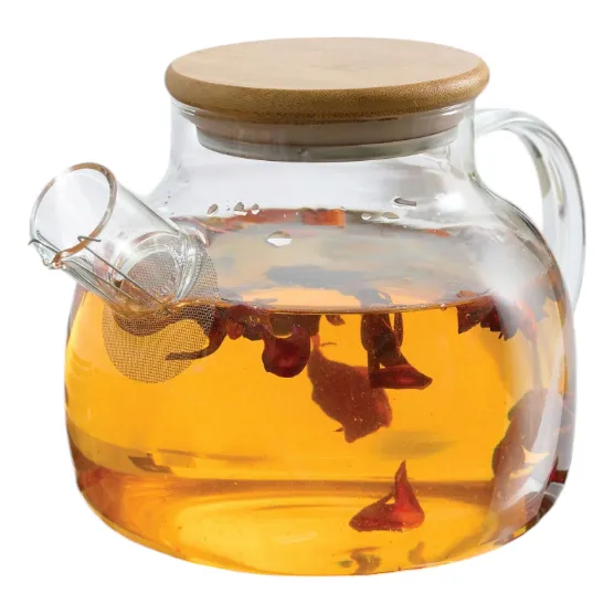 Jarra Infusor Té Vitrolux Bambú Betterware 750 Ml Cod. 24563