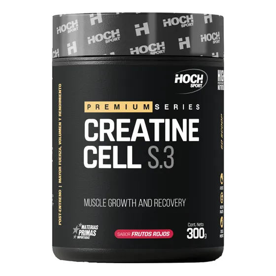 Creatine Cell S.3 Crecimiento Muscular Y Recuperación Sabor Frutos Rojos
