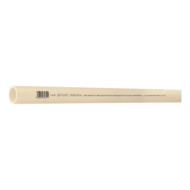 Tubo De 1-1/4 Cpvc Hidráulico Rd 11, 3m, 1.5kg, Foset