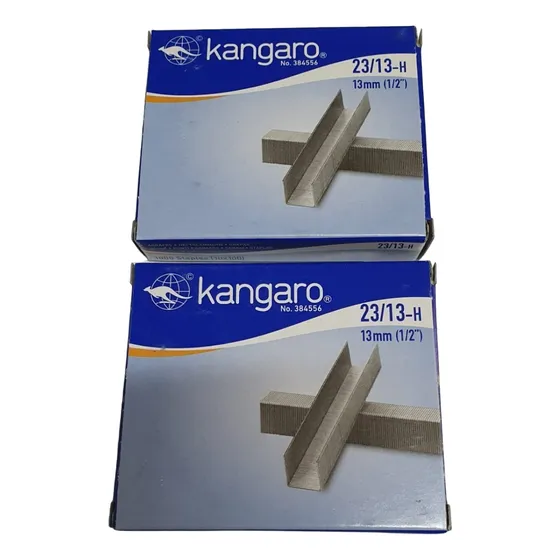Pack 2 Cajas Corchete 23/13 Kangaro 1000u Compatible Skrebba