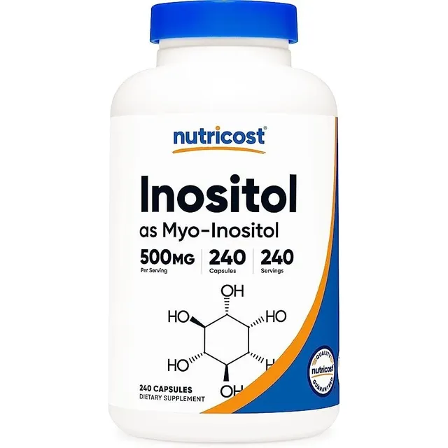 Original Nutricost Inositol Capsulas 500mg, 240 Capsulas