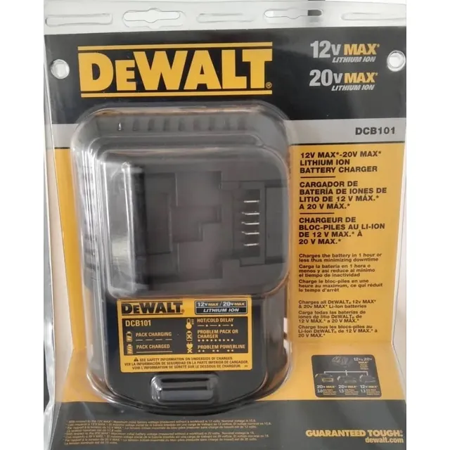 Cargador De Baterias De Iones De Litio Dewalt Dcb101